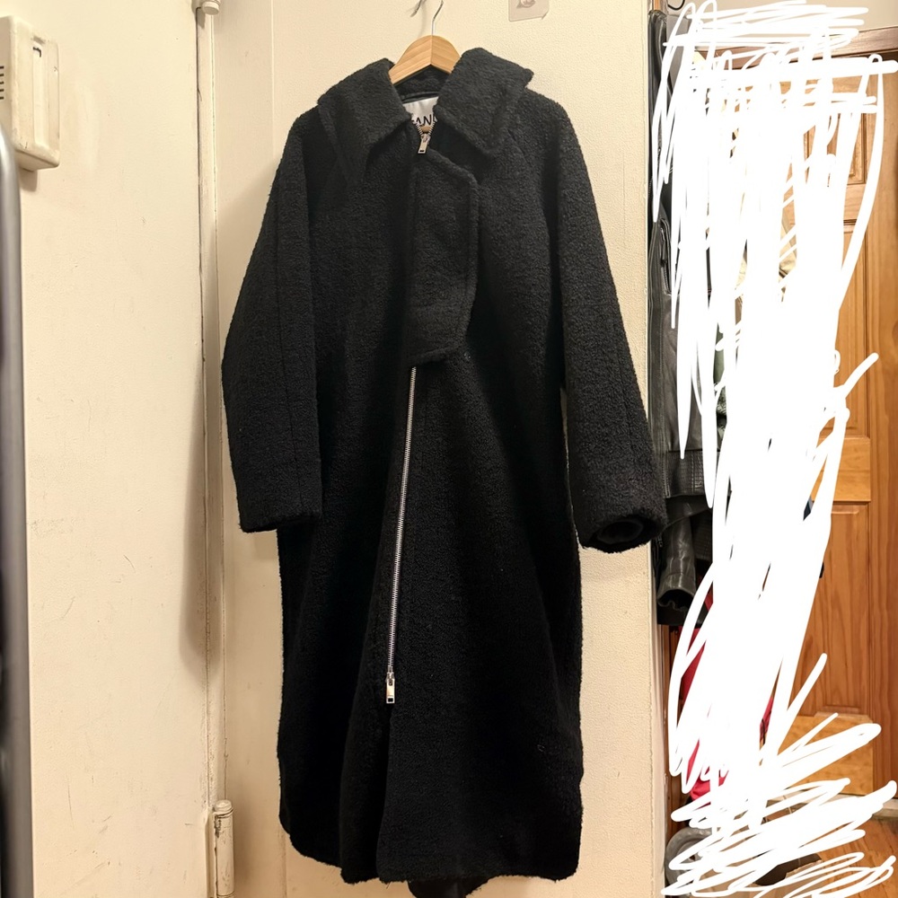 Ganni Black Teddy Jacket